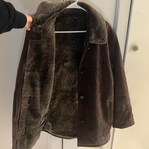 Brown Leather Jacket - Picture 2 of 3